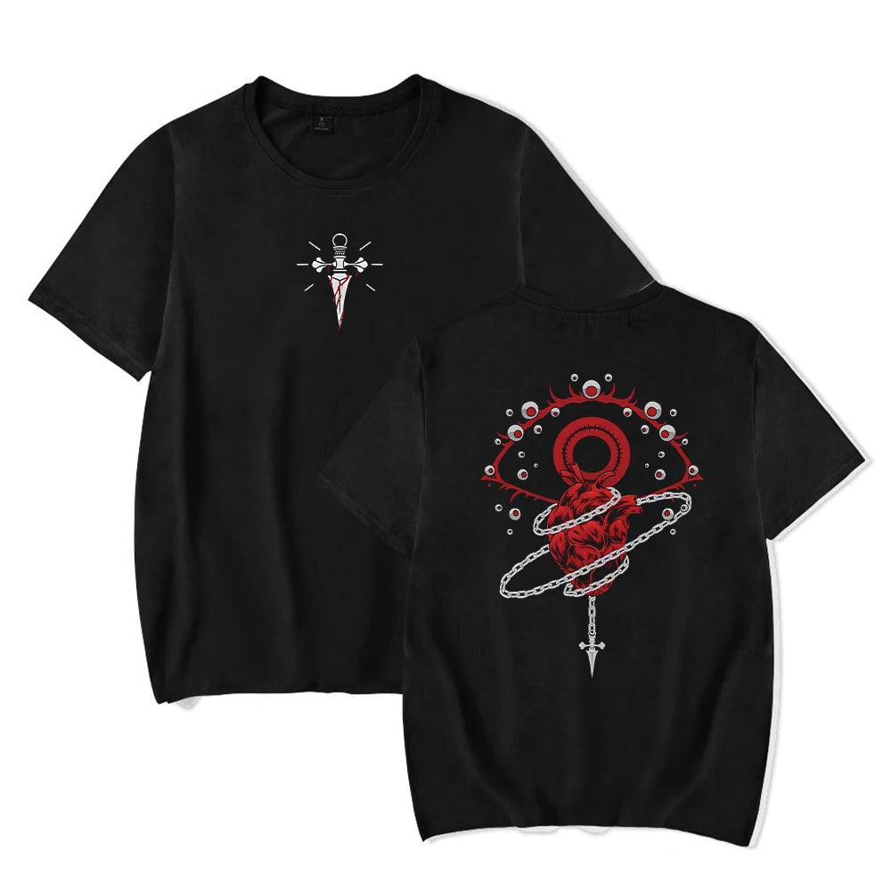 Japanese Anime Hunter X Hunter Print T-shirt Men Washed TShirt Hip Hop Streetwear TShirt Summer Harajuku Acid Cotton Tee Unisex - Live Store 4U
