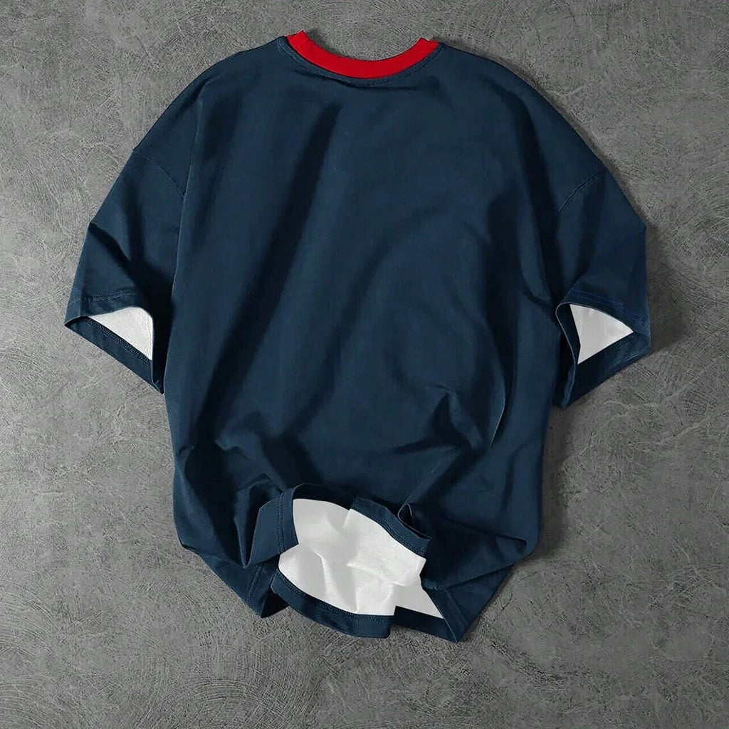 Men's Letter Number Print Round Neck Short Sleeve T-shirt Outdoor Sports Fans Wear Men's Women's T-shirts - Live Store 4U