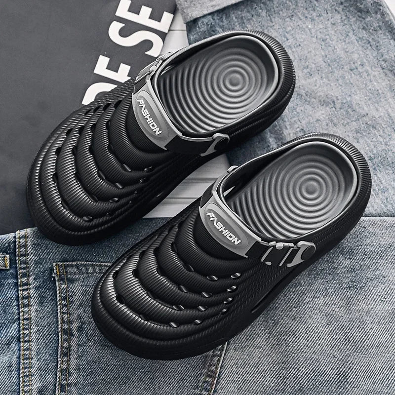 Original Designer Summer Slippers Men Clogs Platform Women Beach Sandals Outdoor Casual Non-slip Footwear Men Sandals