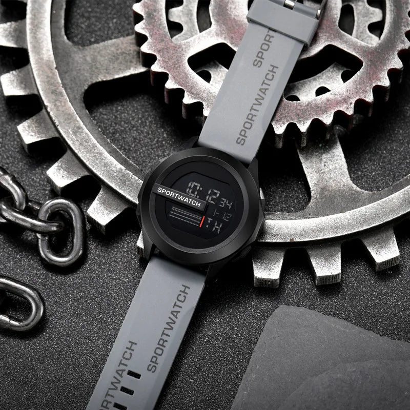 New Multifunctional Electronic Watch for Men Casual Simple Waterproof Sports Mens Watches Fashionable Wristwatch Accessories