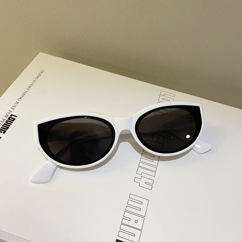 New Arrival Small Cat Eye Sunglasses Women Oval Vintage Brand elliptic Square Sun Glasses for Female Shades Female Eyewear