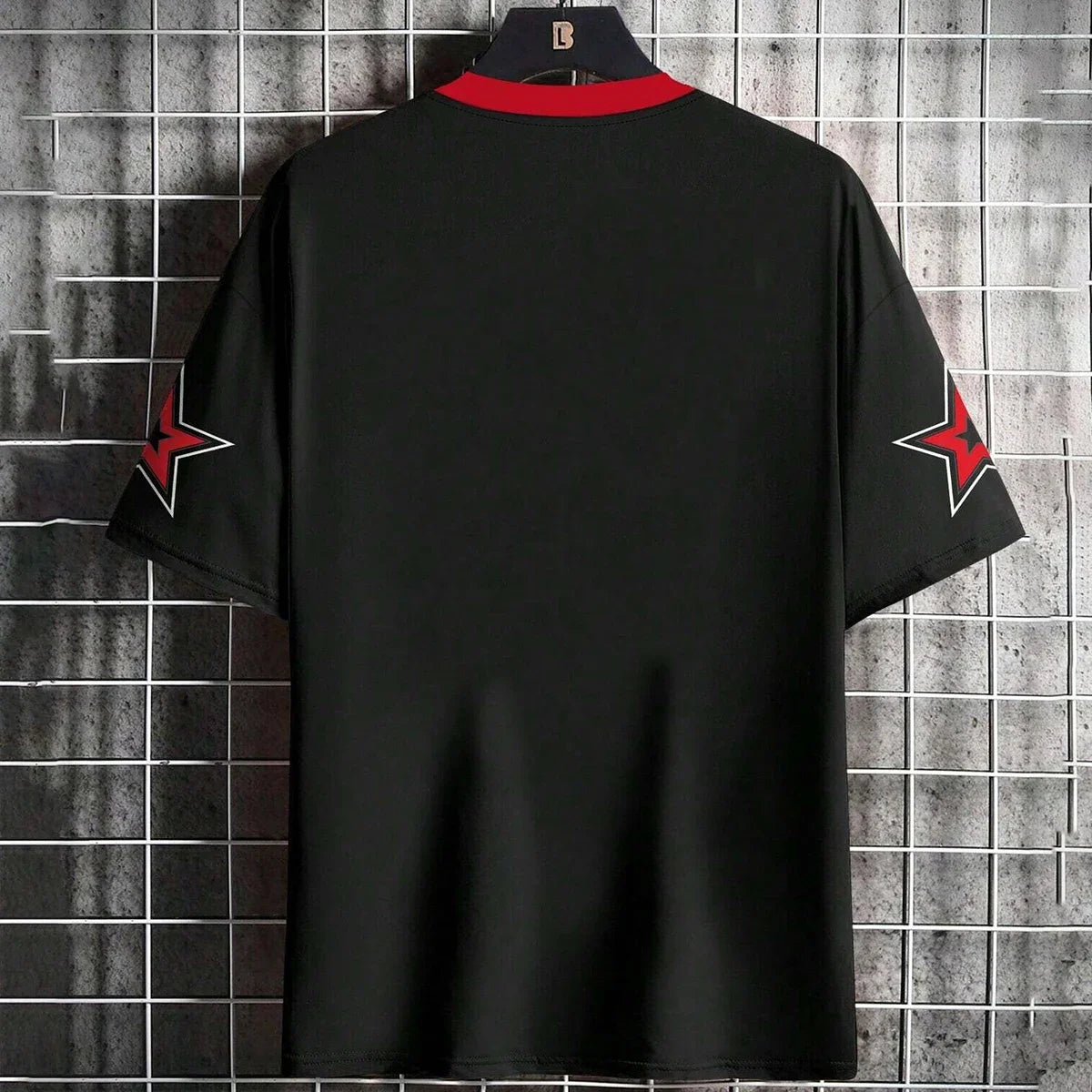 Men's Letter Number Print Round Neck Short Sleeve T-shirt Outdoor Sports Fans Wear Men's Women's T-shirts - Live Store 4U