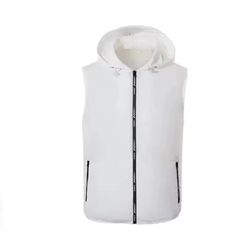 Summer Sport Fan Air Condition Cool Man Woman Travel Ultralight Brand Outdoor Vest Clothes Jacket Sun Windbreaker Fishing Worker - Live Store 4U