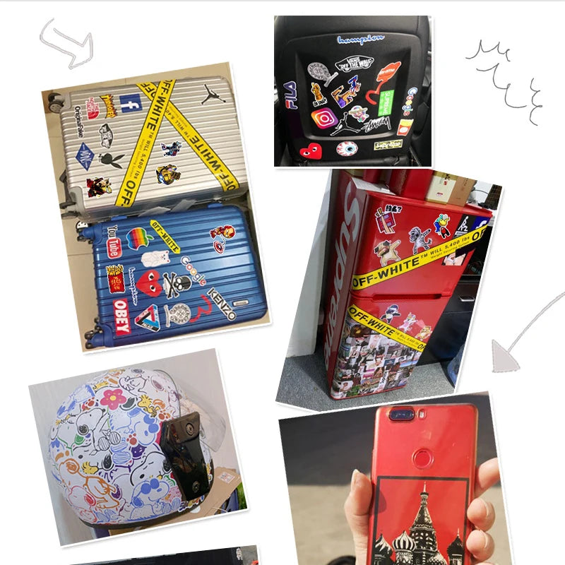 50-100Pcs/Set Cartoon Sonic Stickers Hedgehog Anime Toys Cartoon Graffiti Sticker for Water Bottle Laptop Luggage