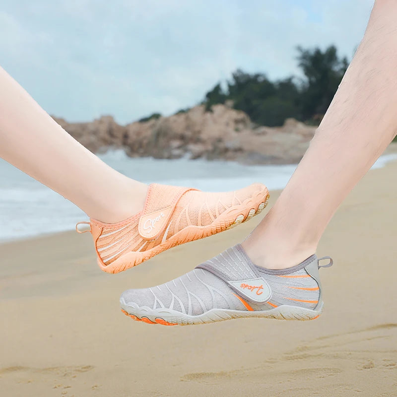 New Anti Slip Aqua Shoes Summer Outdoor Beach Quick Drying Shoes Breathable Creek Tracing Aqua Shoes Upstream Wading Footwear
