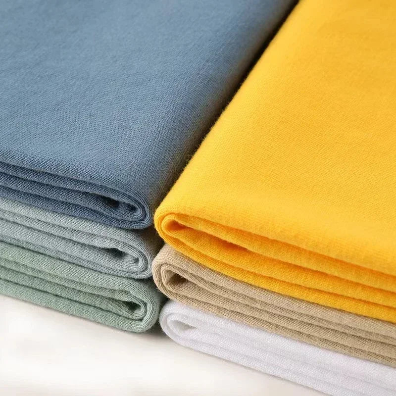 Men's Solid Color Round Neck Cotton Long Sleeved T-shirt Summer Comfortable Top - Live Store 4U
