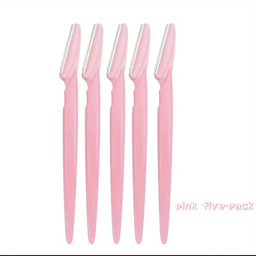 3/5Pcs Precision Eyebrow Razor & Dermaplaning Set for Men and Women - Easy, Gentle Shaping & Exfoliating