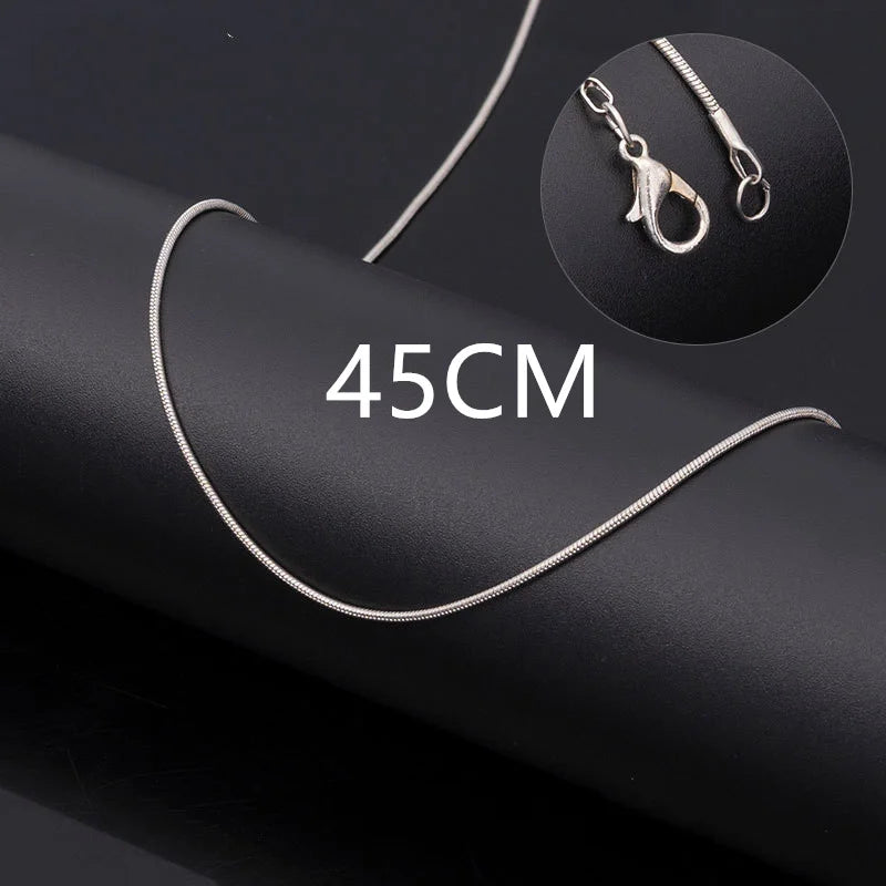 Vintage Gold Color Stainless Steel Snake Chain Necklace For Women Fashion Clavicle Chain Necklace Men Party Jewelry Accessories - Live Store 4U