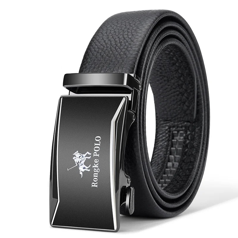 OYIFAN Men Belt Genuine Leather belt for men Alloy buckle ratchet belts Men Designer Belt Automatic belts 벨트 - Live Store 4U