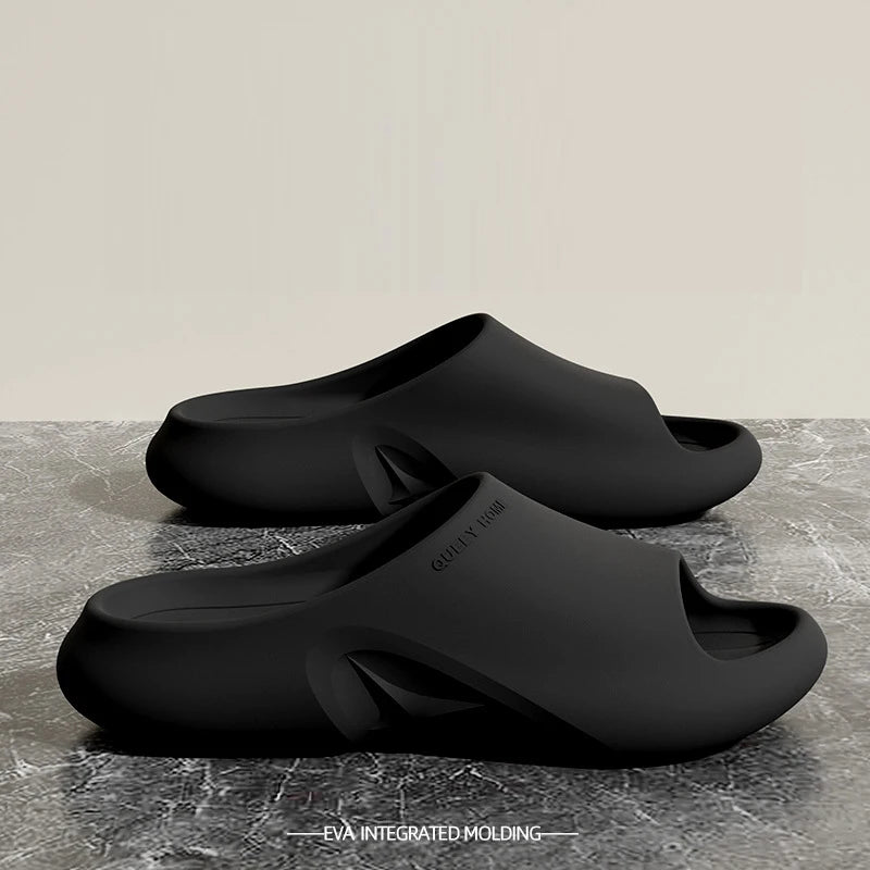 Comwarm Summer Classic Flip Flops Men Fashion Beach Sandals Antislip Indoor Bathroom Slippers Comfy Casual Sandals EVA Slippers