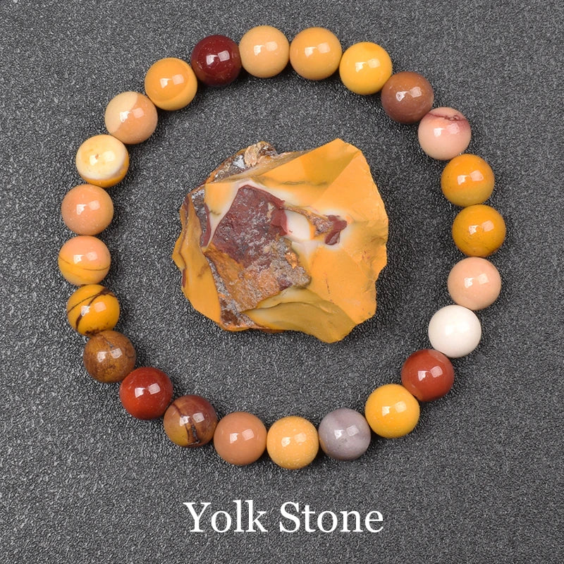 Natural Golden Obsidian Stone Beads Bracelet Men Women Golden Light Rainbow Obsidian Raw Stone Round Bead Natural Energy Jewelry - Live Store 4U