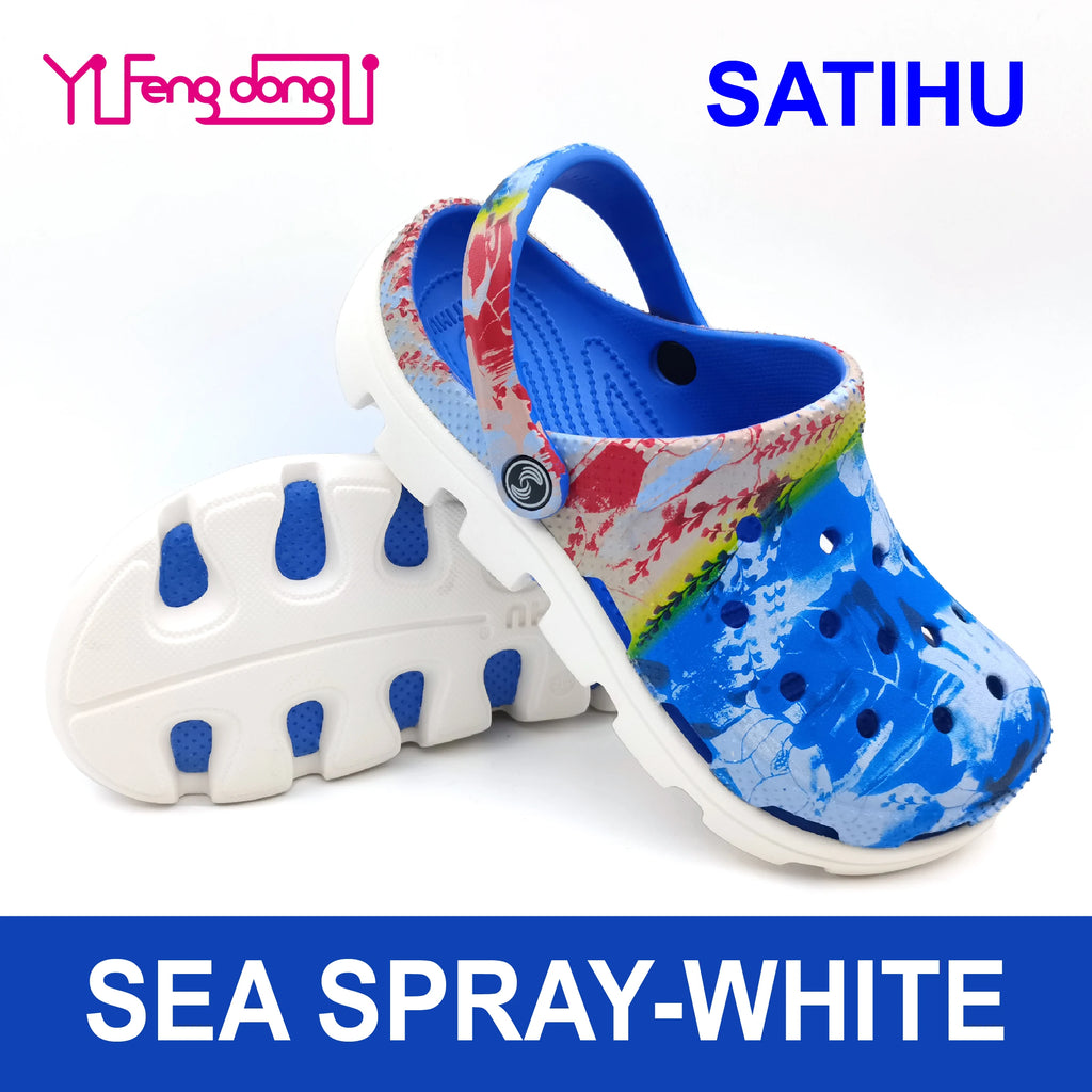 SATIHU Clogs Beach Sandals Casual Shoes Family Parent-child Male Female Lovers Friends Summer Stroll Antiskid Waterproof Fashion
