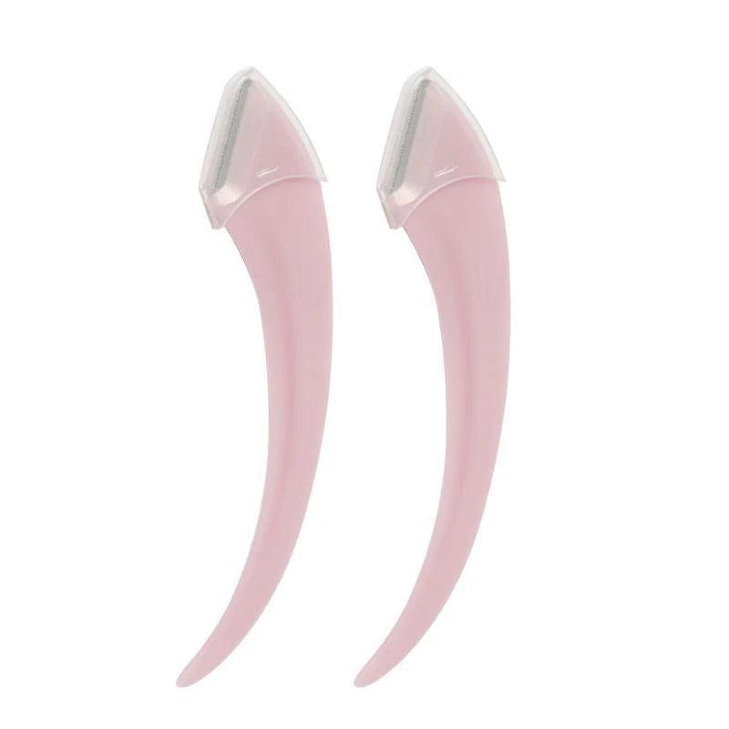 Karsyngirl 1/2/3Pcs Eyebrow Trimming Knife Eyebrow Face Razor For Women Eyebrow Scissors With Comb Brow Trimmer Scraper