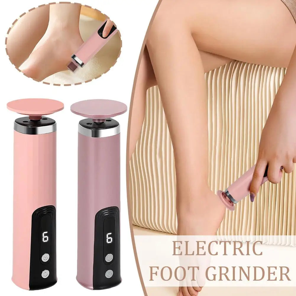 Electric Foot File Callus Remover For Feet, Professional Foot Scrubber Sander Grinder For Dead Skin Cracked Heel Pedicure Tool