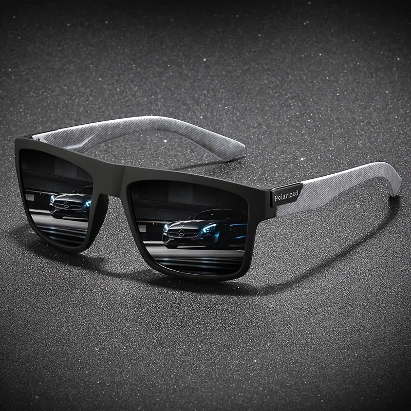 Fashion Vintage Square Polarized Sunglasses Men Women Driving Fishing Luxury Brand Designer Sun Glasses Driver's Eyewear UV400