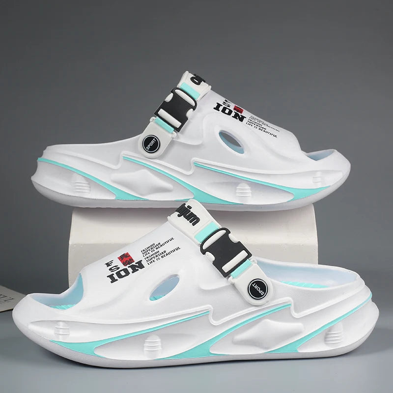 Summer Men's Outdoor Sandals Beach Slippers Comfortable Soft Clogs Men Casual Shoes Women Garden Water Shoes Men Beach Sandals