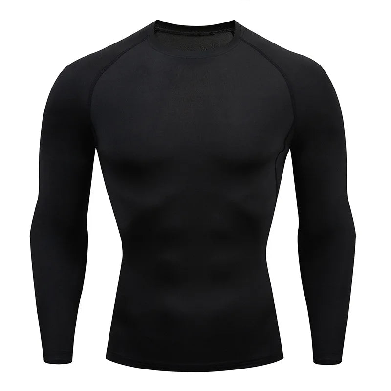 Men's T Shirt Outdoor Training Fitness Gym Jogging Running Sweatshirt Bat/-Man Compression Shirts Tight Elastic Breathable - Live Store 4U