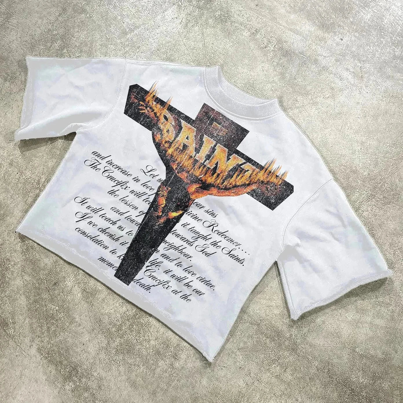 Y2K Vintage Clothing Retro Classic Graphic Printed Loose Short Sleeve Harajuku Gothic Casual Oversized Cotton T Shirt Men Women - Live Store 4U