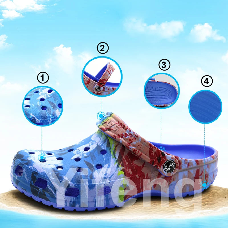 SATIHU Sandals Clog Lover Couples Parents And Children Family Summer Brook  Beach Walking Popular Fashion Slippers Light Shoes