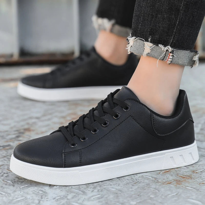 Casual Shoes Loafers British Leather Sneakers Flats Shoes Classic Men Leather Shoes Spring Summer New Trendy All-match Platform