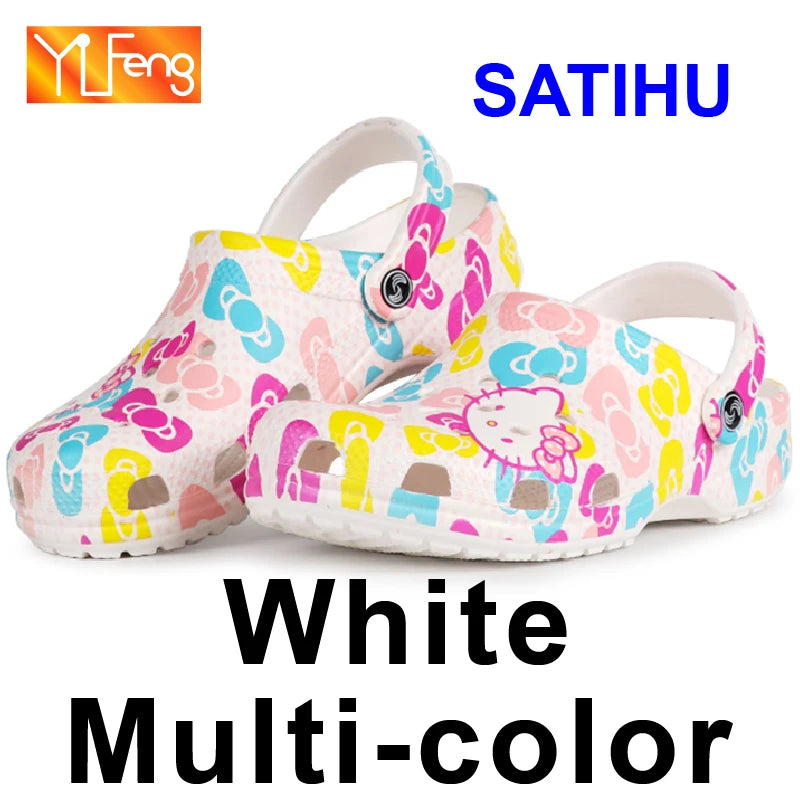 SATIHU Sandals Clog Lover Couples Parents And Children Family Summer Brook  Beach Walking Popular Fashion Slippers Light Shoes