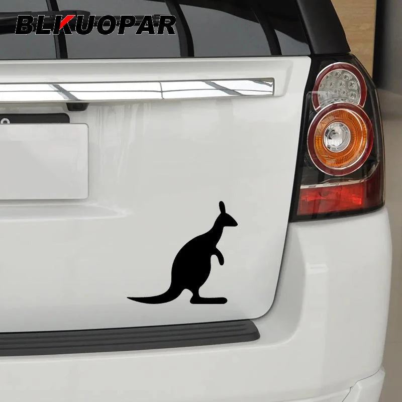 BLKUOPAR For Kangaroo Car Stickers Waterproof Fashionable Decals Personality Occlusion Scratch Motorcycle Surfboard Decor