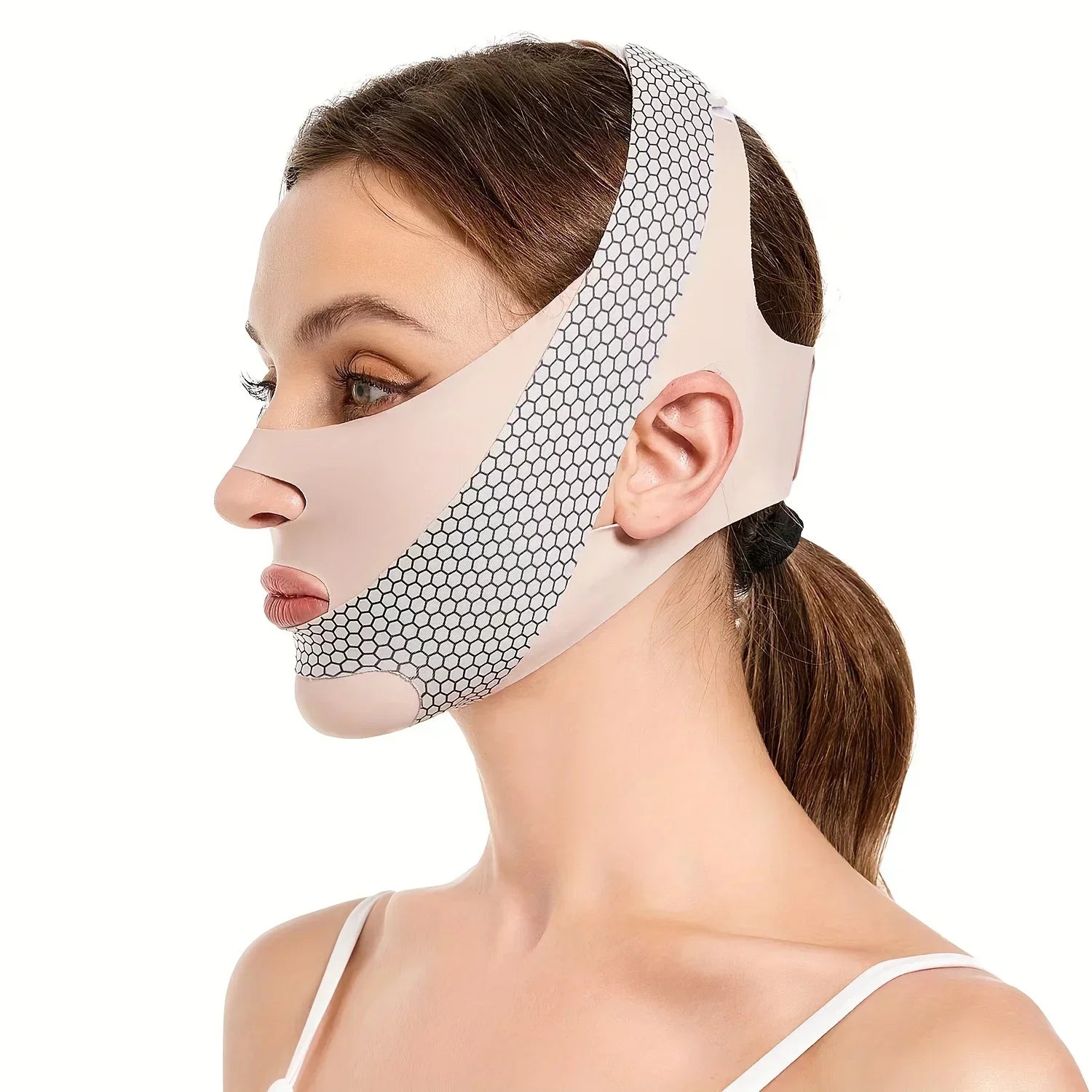 Face Slimming Bandage V Line Face Shaper Double Chin Reducer Face Lifting Belt Anti Wrinkle Facial Massager Women Skin Care Tool