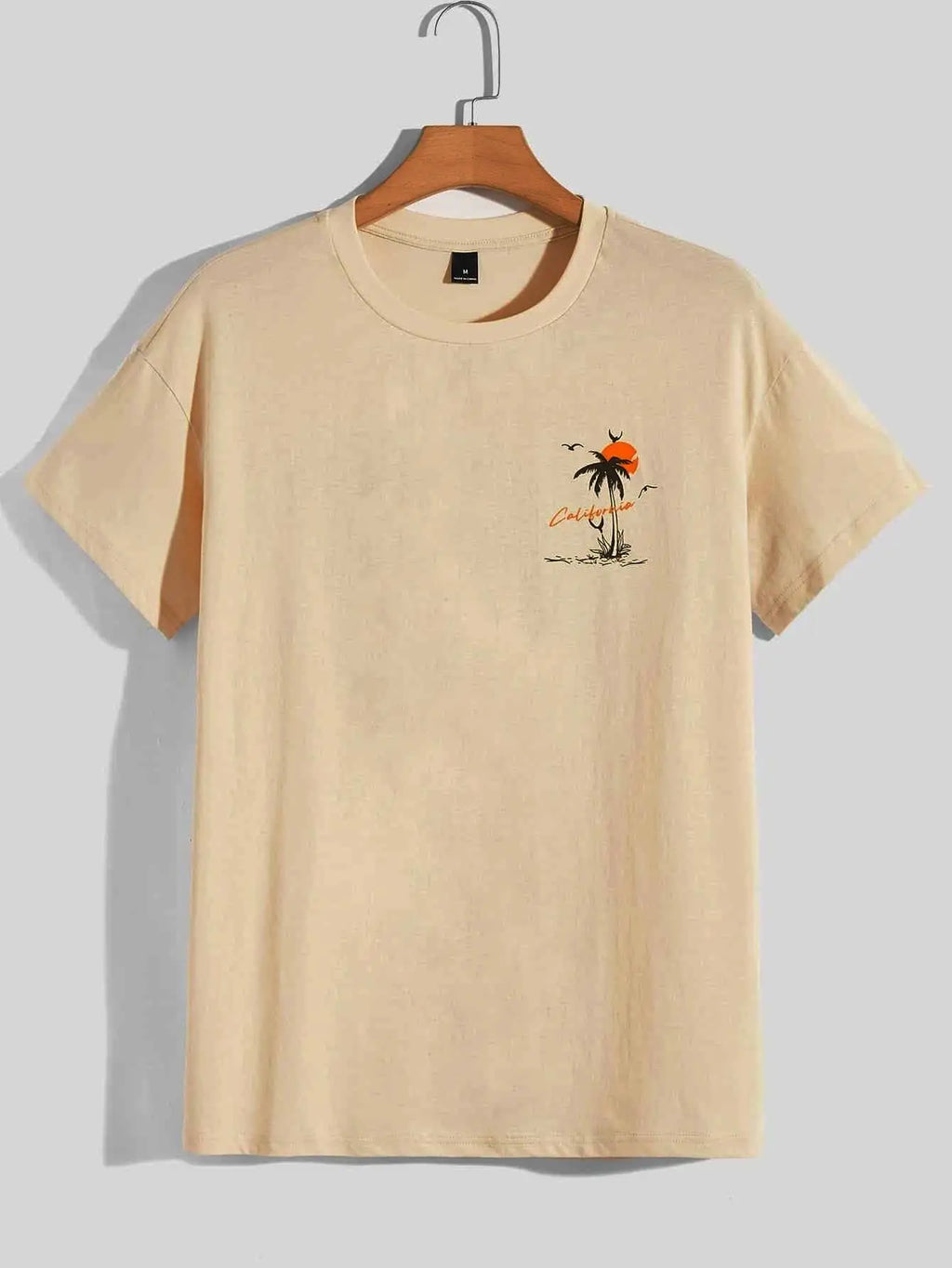 Summer Set Off Again Adventure California Mens T-Shirt Cotton Loose Tee Clothing Fashion Sweat Clothes Oversized Summer Tops - Live Store 4U