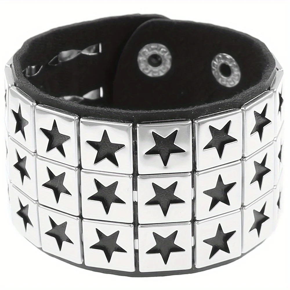 Fashion Gothic Punk Retro Multi Chain Street Dance Bracelet For Halloween Cosplay Christmas Party Birthday Lovers Gifts - Live Store 4U