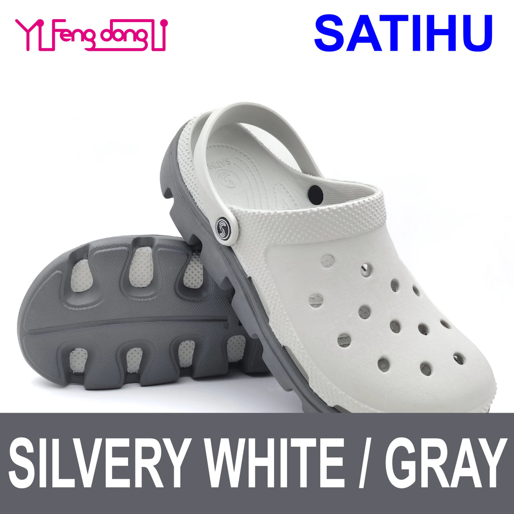 SATIHU Clogs Beach Sandals Casual Shoes Family Parent-child Male Female Lovers Friends Summer Stroll Antiskid Waterproof Fashion