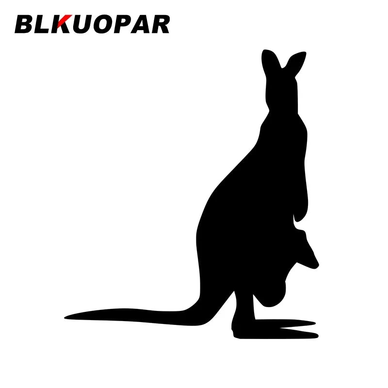 BLKUOPAR For Kangaroo Car Stickers Waterproof Fashionable Decals Personality Occlusion Scratch Motorcycle Surfboard Decor