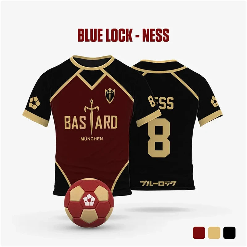 2025 Anime Blue Lock Yukimiya Jersey 3D Print Men Sport T Shirt Fashion Harajuku Manga Short Sleeve Children Unisex Tee Y2k Tops - Live Store 4U