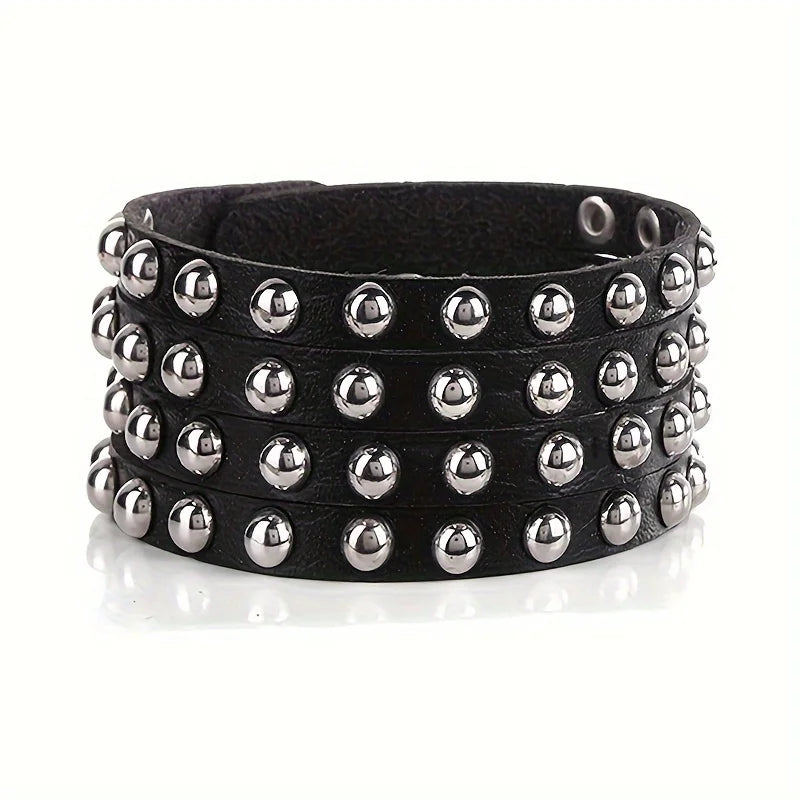 Fashion Gothic Punk Retro Multi Chain Street Dance Bracelet For Halloween Cosplay Christmas Party Birthday Lovers Gifts - Live Store 4U