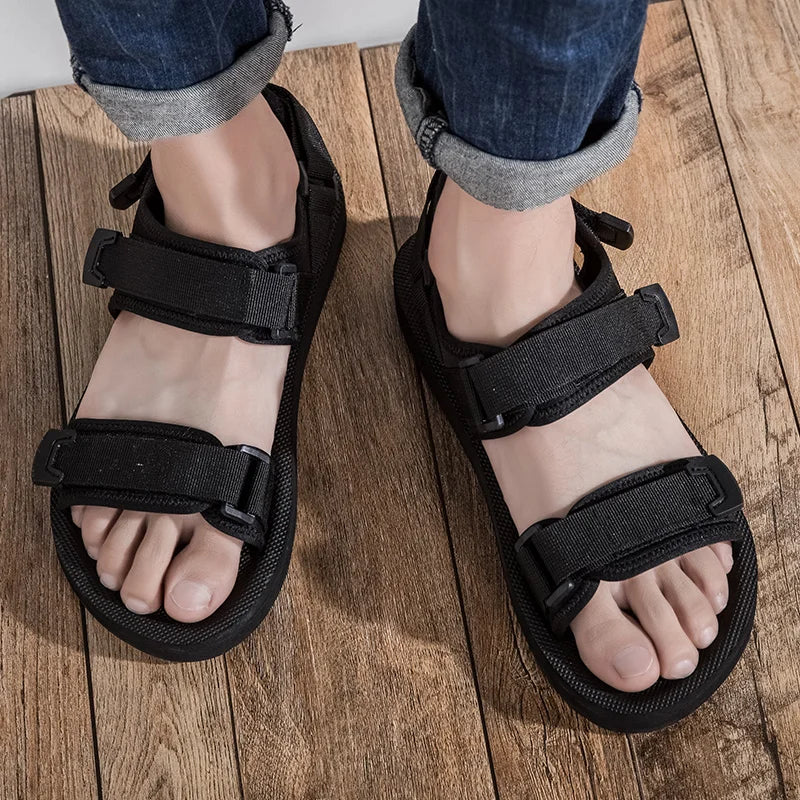 Summer Men Sandals Large Size49-50 for Mens Casual Outdoor Sandals Outdoor Breathable Beach Roman Slippers ﻿