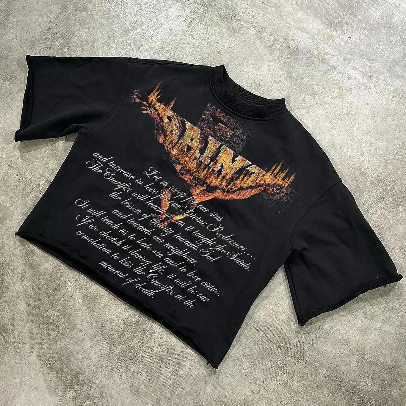 Y2K Vintage Clothing Retro Classic Graphic Printed Loose Short Sleeve Harajuku Gothic Casual Oversized Cotton T Shirt Men Women - Live Store 4U