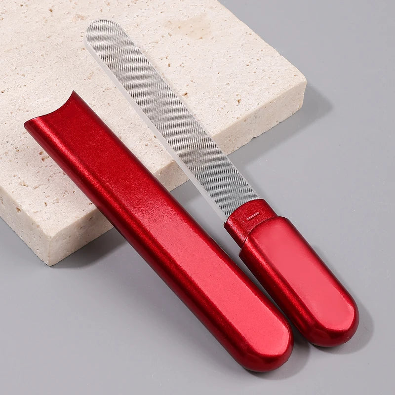 Professional Glass Nail File Buffer Nano - Supplies Stylist Tech Manicure Accessories Tools Material Products