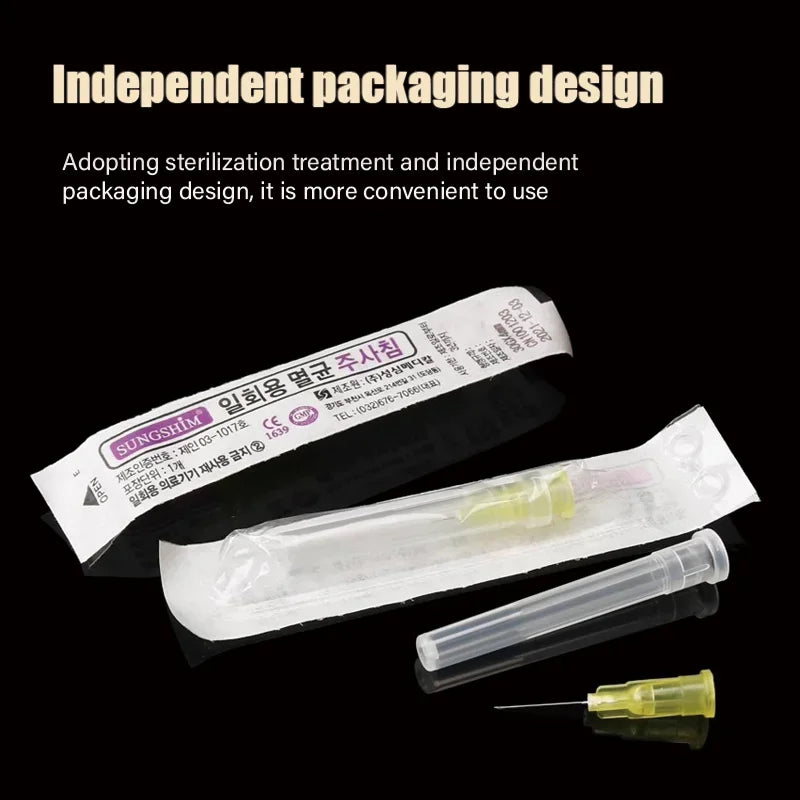 30G x4mm, 30G x13mm, 30G x25mm  Korean genuine painless beauty ultra-fine disposable tools