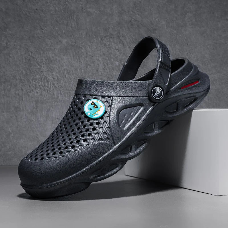 Men's Beach Sandals Summer Outdoor Platform Casual Shoes Fashion Sneakers Breathable Shoes Slippers Slippers Large Size 38-47