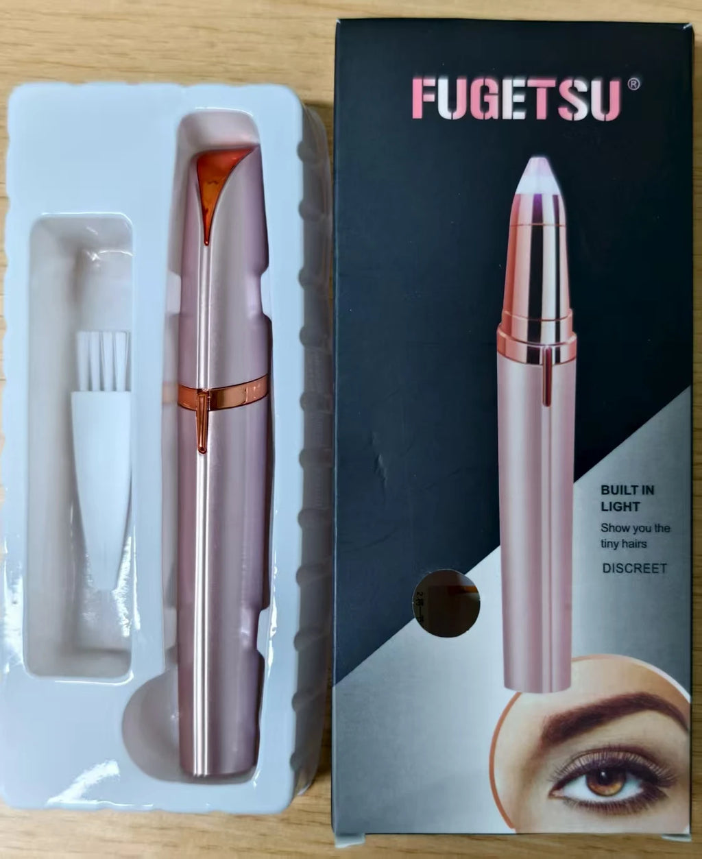 Eyebrow Trimmer for Women, Battery Eyebrow Hair Remover, Painless Electric Razor,Eye Brow and Face Epilator Hair Removal