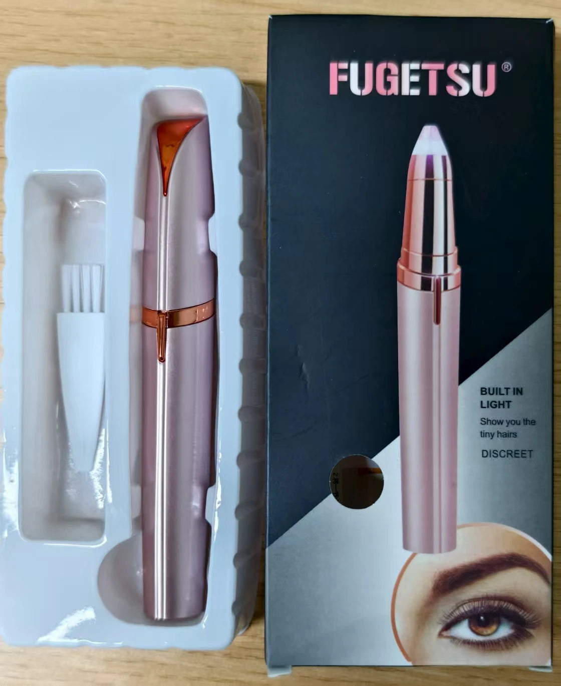 Eyebrow Trimmer for Women, Battery Eyebrow Hair Remover, Painless Electric Razor,Eye Brow and Face Epilator Hair Removal