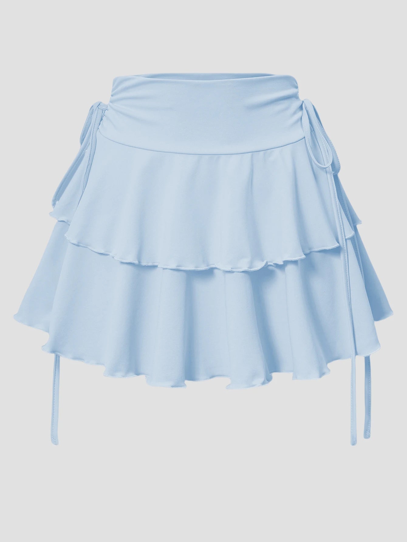 2025 New Solid Color Skirt Women Summer Fashion Outdoor Versatile High Waist Slim Fit Elastic Waist Short Skirt Goods In Stock - Live Store 4U