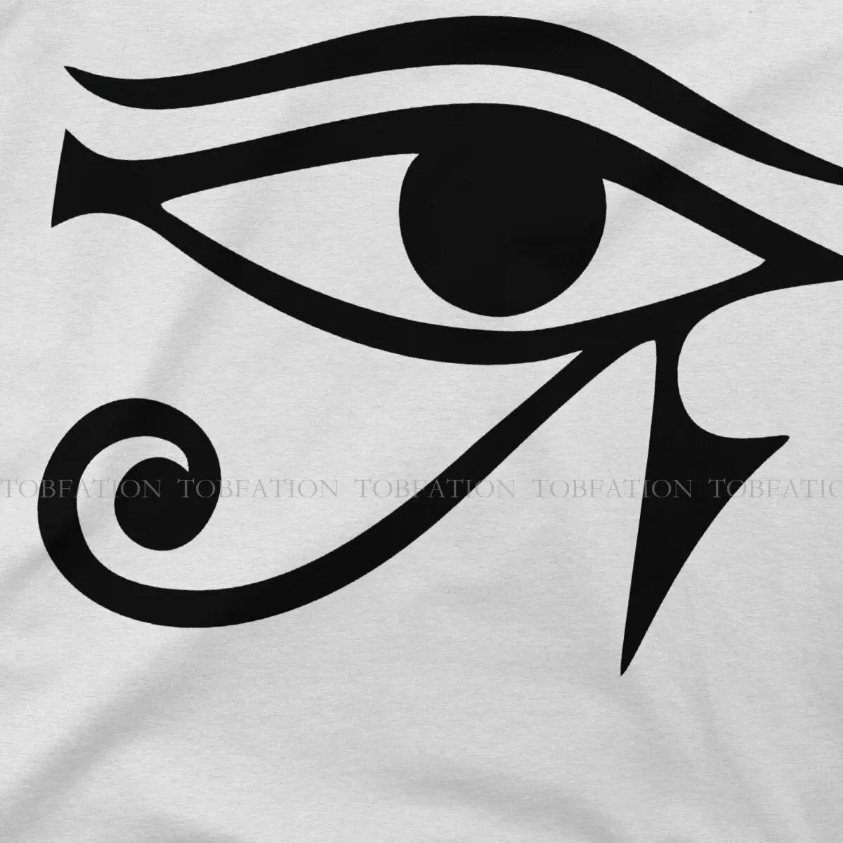 Horus Eye O Neck TShirt Eye of Horus Egyptian Pure Cotton Original T Shirt Man's Clothes Fashion Fluffy