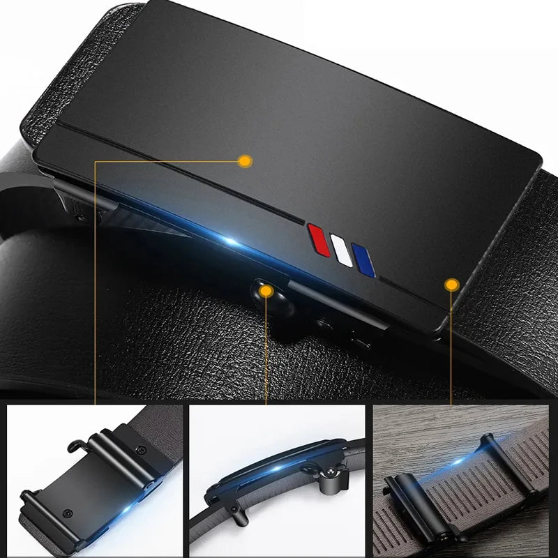 New Product Belt MEN'S High Quality Toothless Automatic Buckle Casual Men Belt MEN'S Business Fashion Belt - Live Store 4U