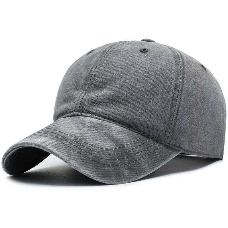 Bare Board Washed Baseball Cap Outdoor Naked Travel Sunshade Hat Women's Tide Hat