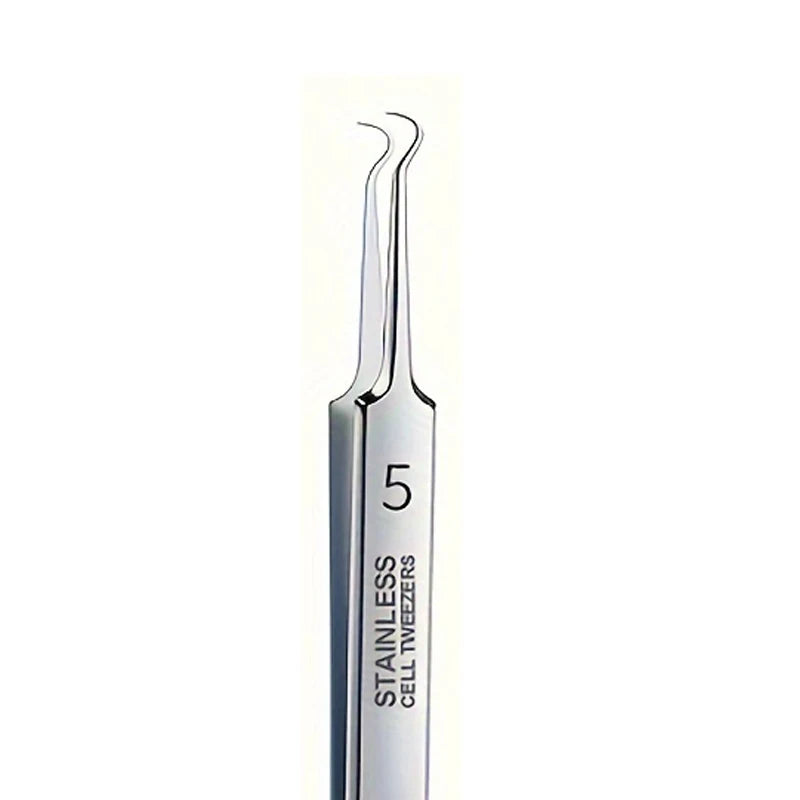 1/3pcs Extra Fine No. 5 Cellular Acne Blackhead Tweezers,Facial Beauty Remove Acne Needle Tools for Skin Care,Blackhead clip