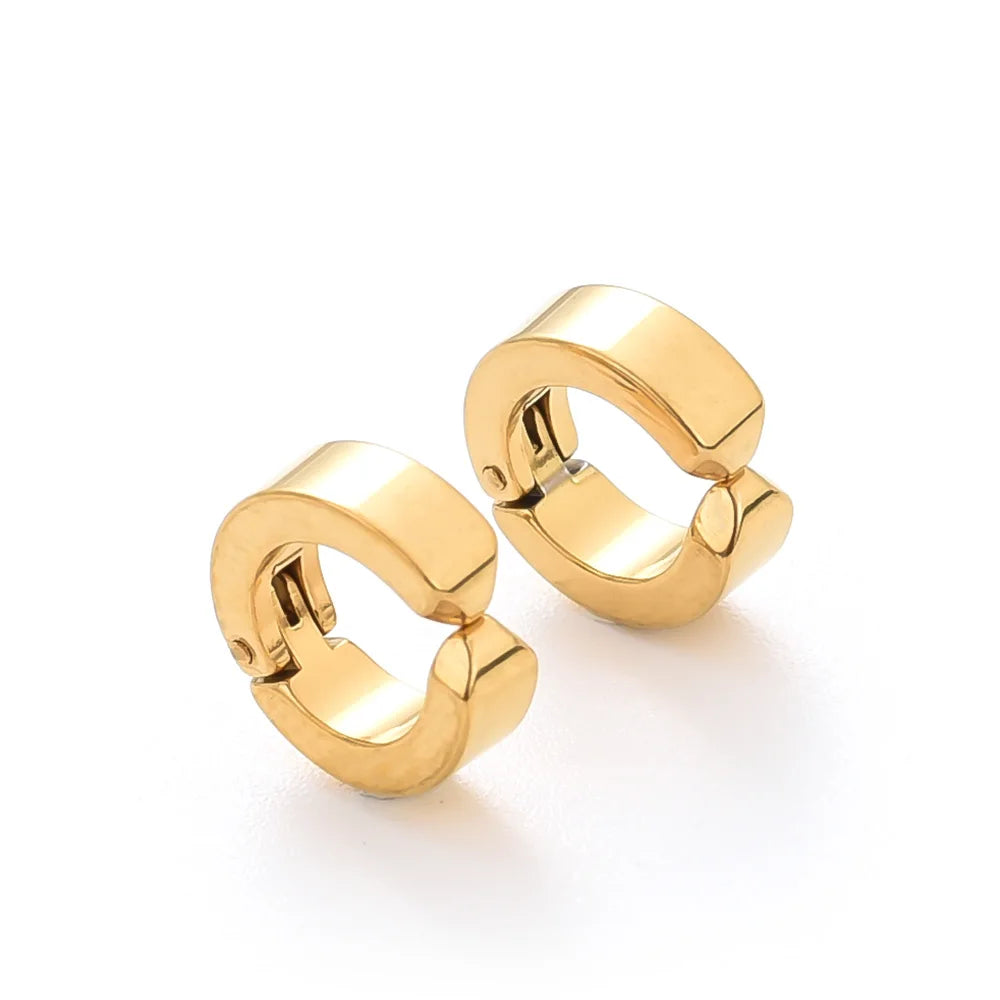 2pcs Anime Chainsaw Man Yoshida Hirofumi Cosplay Ear Clip Earrings Women Men Punk Black No Pierced Fake Ear Circle Pop Jewelry - Live Store 4U