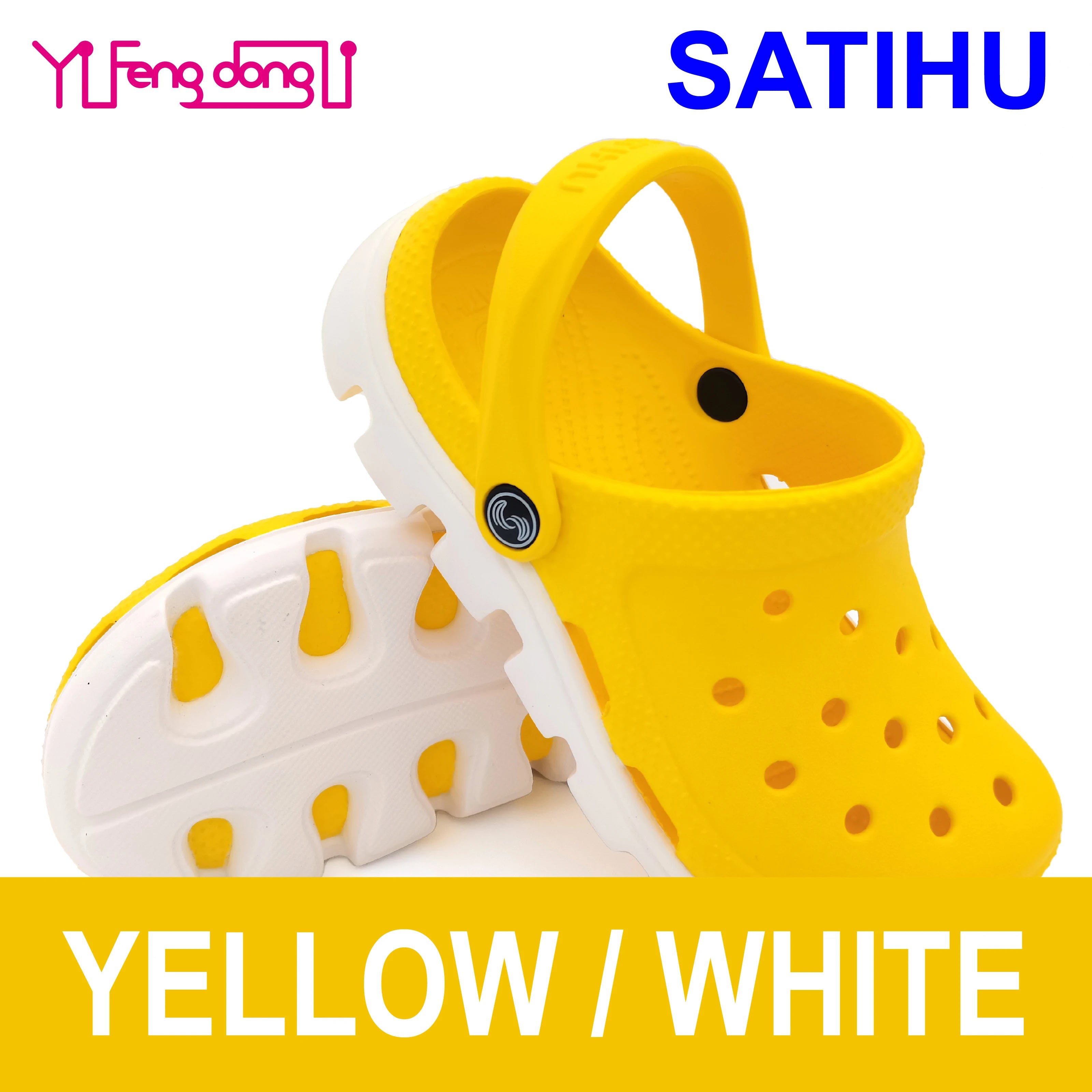 SATIHU Clogs Beach Sandals Casual Shoes Family Parent-child Male Female Lovers Friends Summer Stroll Antiskid Waterproof Fashion