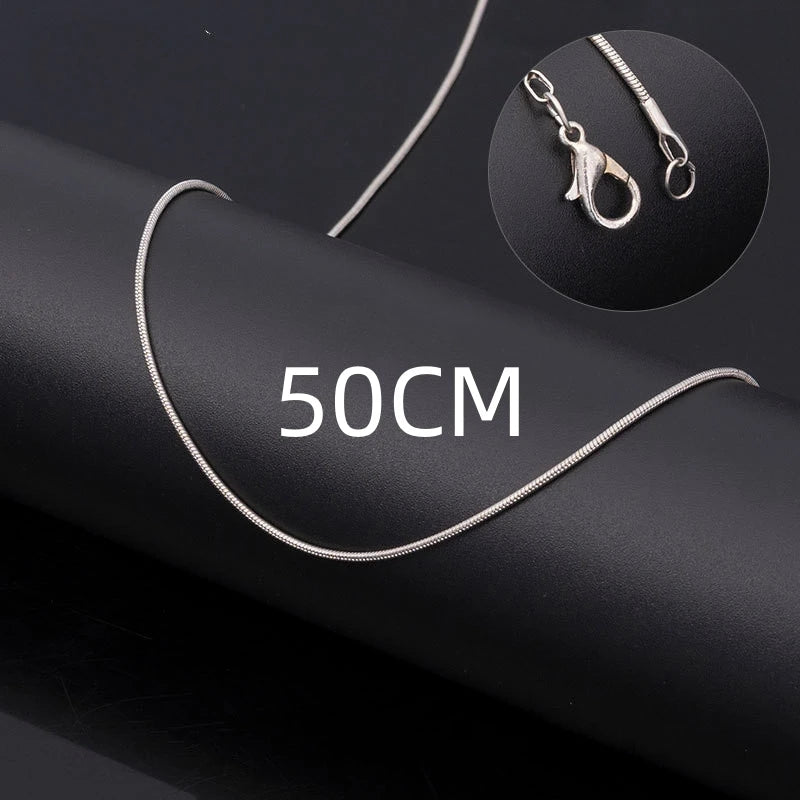 Vintage Gold Color Stainless Steel Snake Chain Necklace For Women Fashion Clavicle Chain Necklace Men Party Jewelry Accessories - Live Store 4U