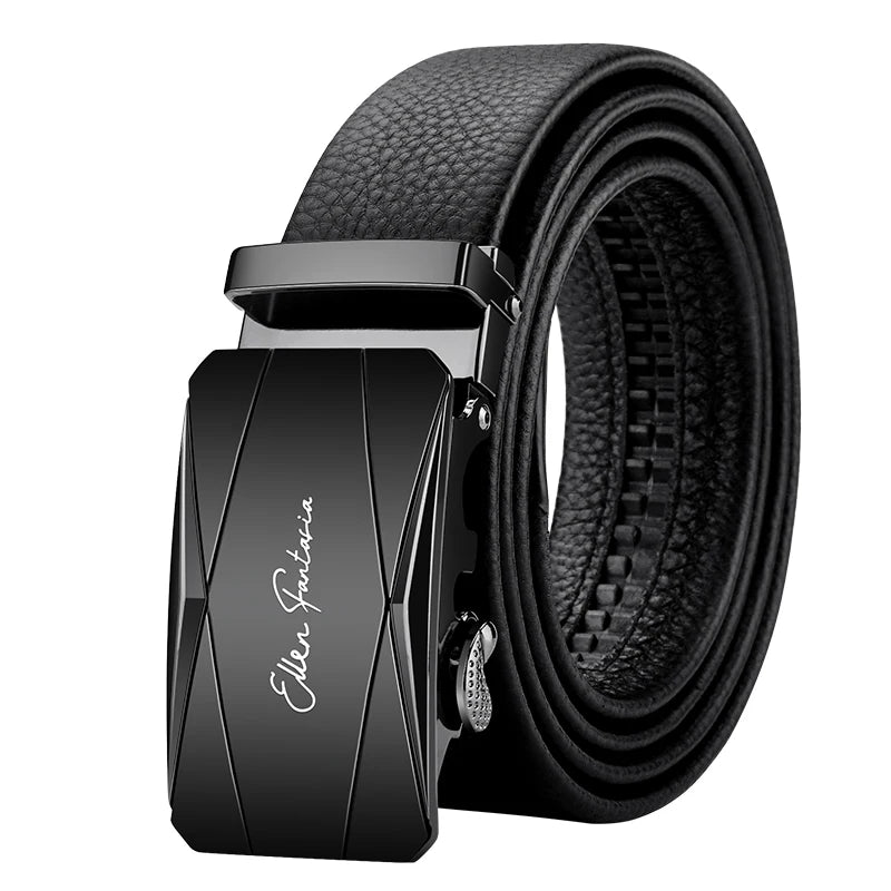 OYIFAN Men Belt Genuine Leather belt for men Alloy buckle ratchet belts Men Designer Belt Automatic belts 벨트 - Live Store 4U