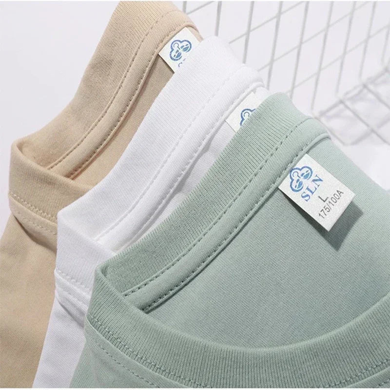 New Gym Fitness T-shirt Loose Oversized Cotton Men Short Sleeves Bodybuilding Sports Tees Summer Training Workout Jogging Tops - Live Store 4U